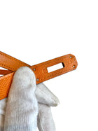 Hermes Orange Epsom Kelly 32 Retourne PHW Bag