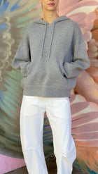 Nili Lotan Knit Wool Dana Hoodie Pullover Sweater - XS-M