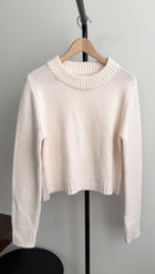 La Ligne Ivory Cashmere Wool Pullover Sweater - S / M / L