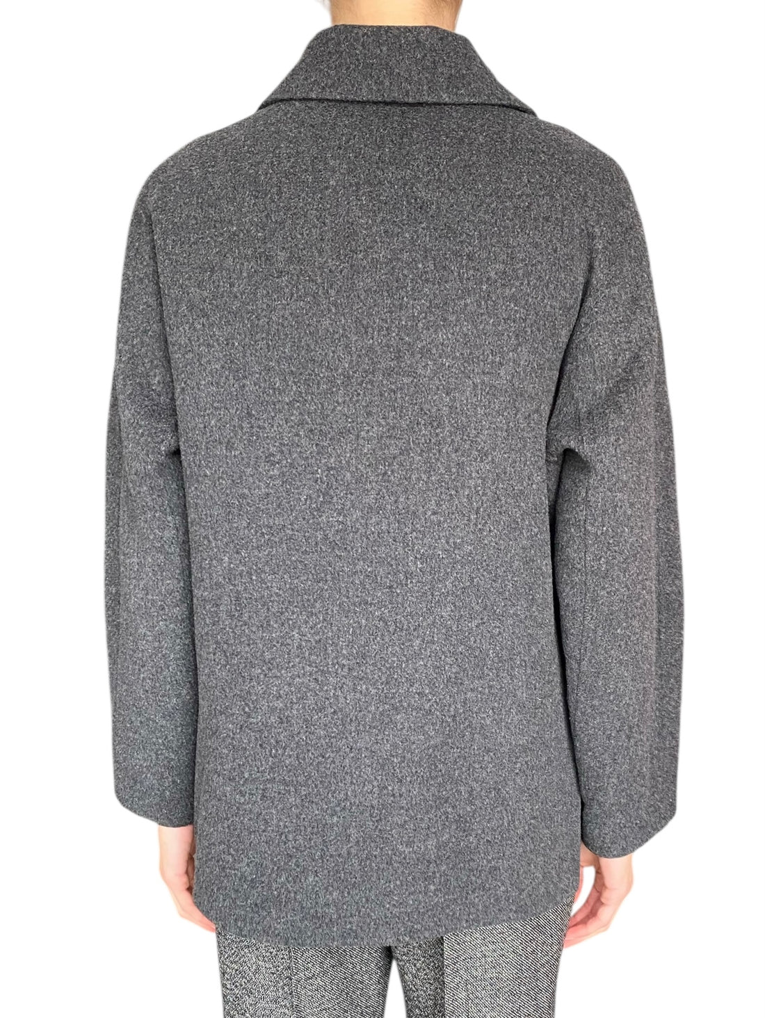 Acne Studios Grey Wool & Cashmere Envier Biker Jacket - M