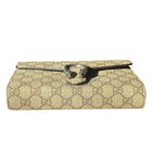 Gucci Monogram Canvas Dionysus Wallet on Chain Crossbody Bag