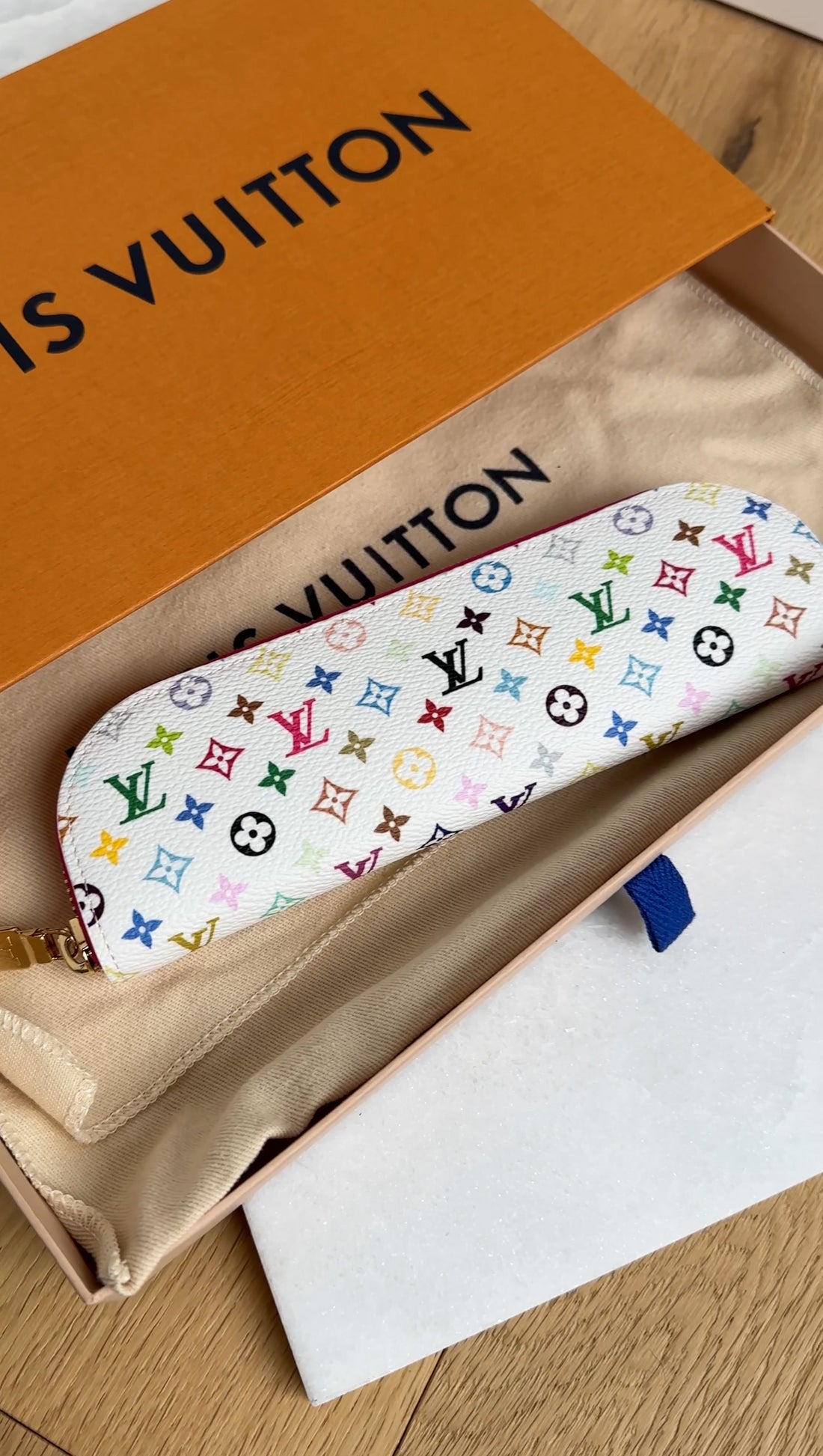 Louis Vuitton x Murakami Multicolor Limited Edition Charlotte Pencil Pouch