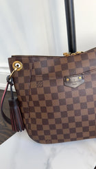 Louis Vuitton Damier Ebene Coated Canvas Southbank Crossbody Messenger Bag