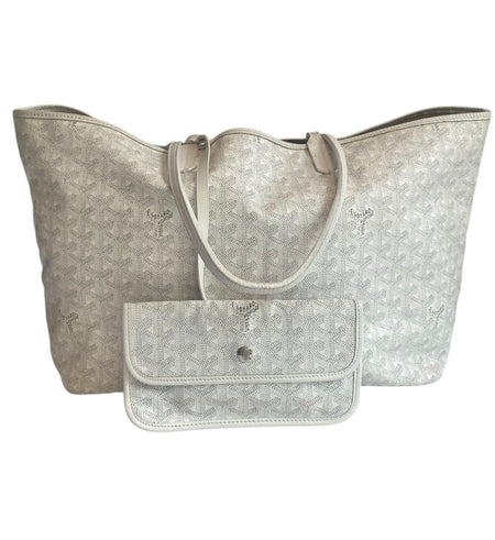 Goyard White PM St. Louis Tote