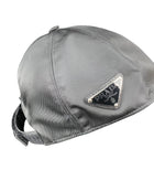 Prada Black Nylon Logo Baseball Cap - S