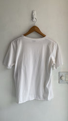 Saint Laurent White Logo Tee - M