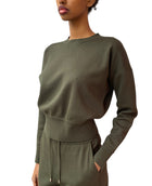 Loro Piana Olive Green Two-Piece Track Suit Set - S