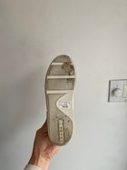 Prada White Logo Leather Sneakers