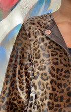 Giorgio Armani Brown Leopard Print Cowhide Jacket - 42 / US 6