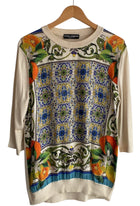 Dolce & Gabbana Floral Print Top