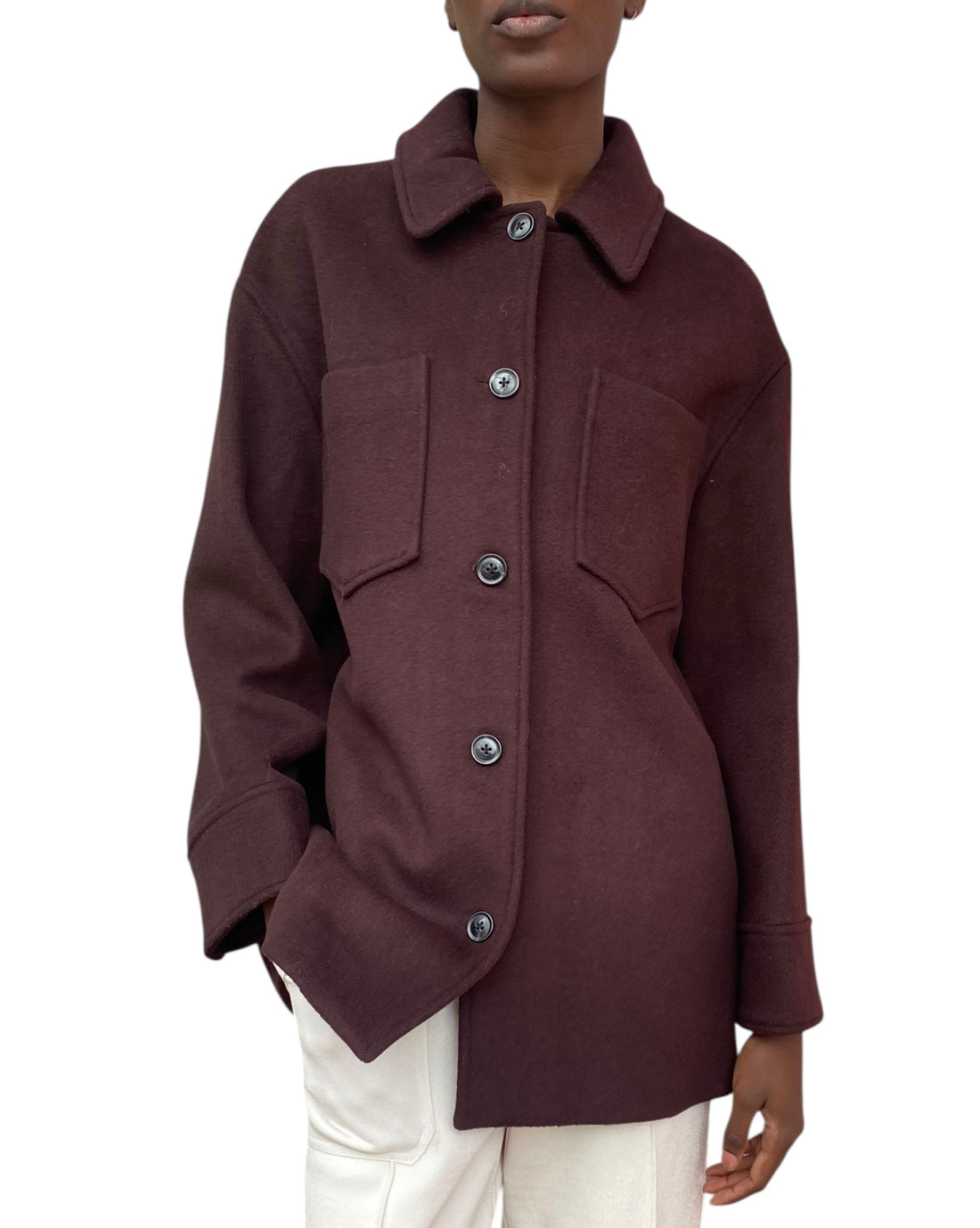Samsøe Samsøe Plum Dione Overshirt Jacket - M