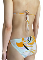 Emilio Pucci Orange & Pink Swirl Printed Two-Piece Bikini Set - US 6