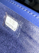 Chanel Dark Blue Lambskin Quilted Boy Zip Around Continental Wallet