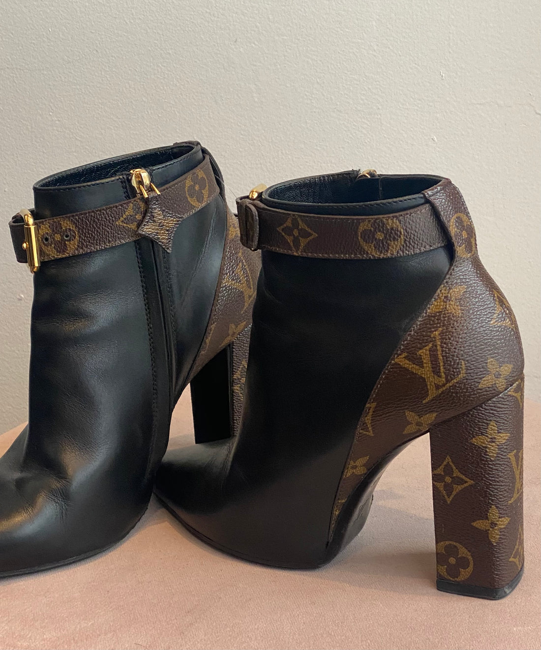 Louis Vuitton Monogram Leather Boot