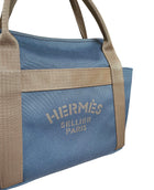 Hermes Navy Toile Sac De Pansage Grooming Bag