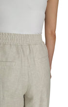 Brunello Cucinelli Beige Linen Elastic Waist Trouser - IT 42 / US 6