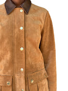 Veronica Beard Brown “Andrea” Suede Jacket - S