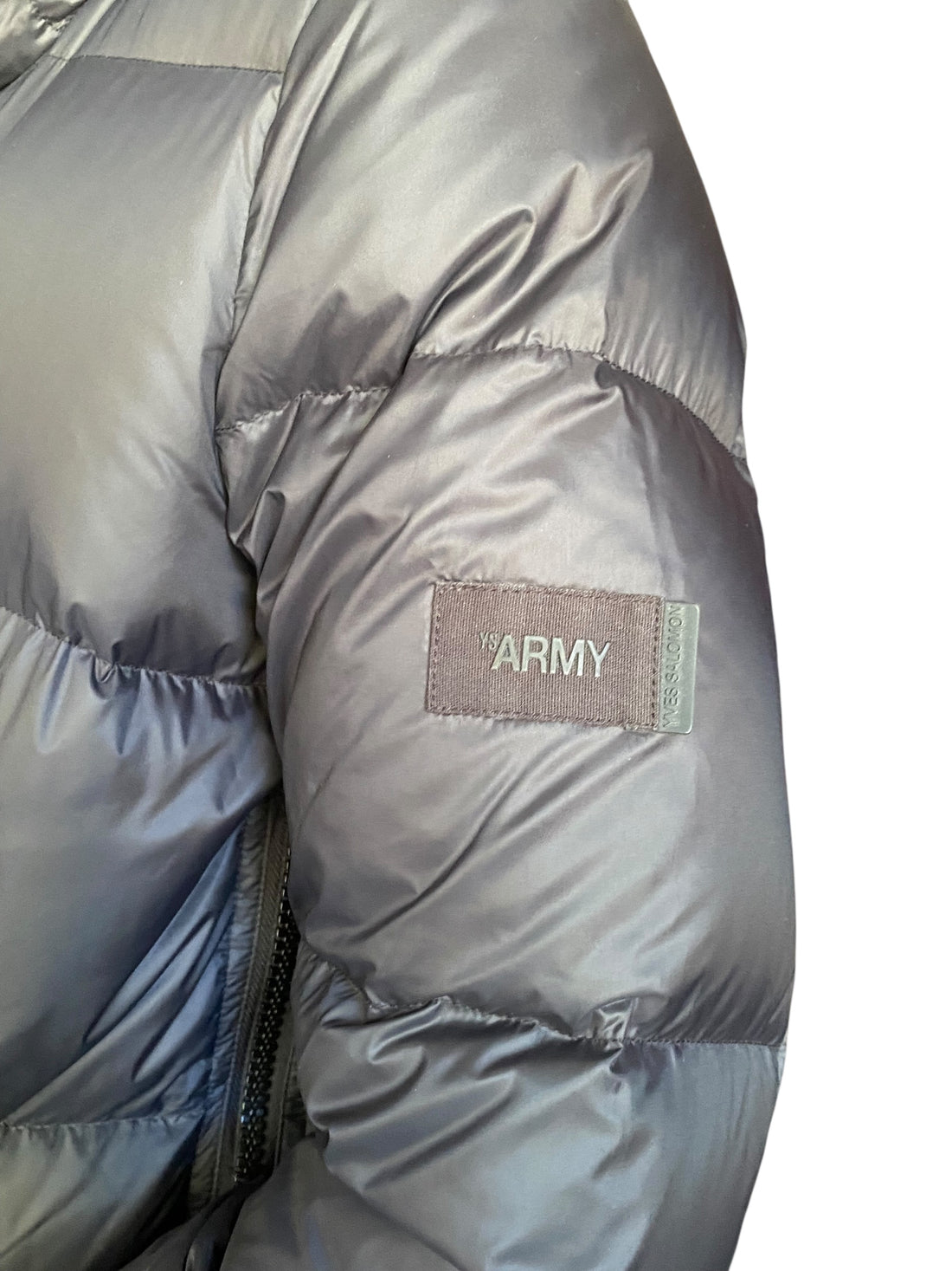 Yves Salomon Army Black Down Parka - 34 / XS