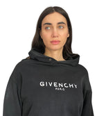 Givenchy Distressed Logo Hoodie - S / M