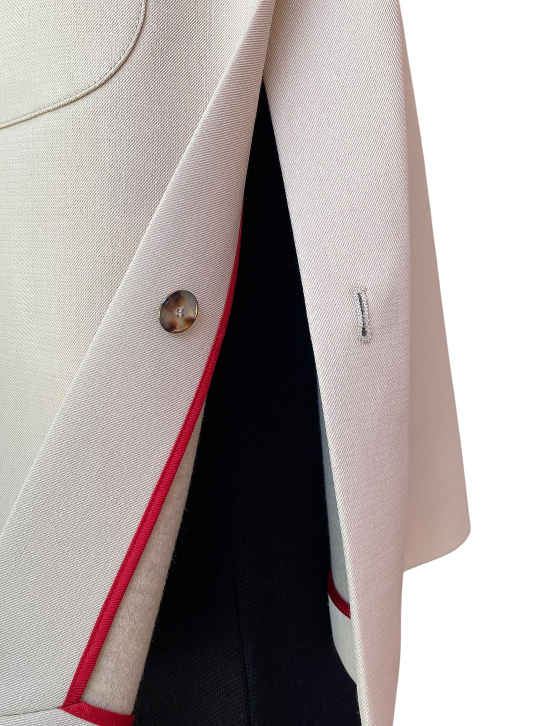 Giorgio Armani Beige Wool Cashmere Car Coat - 42 / US 6