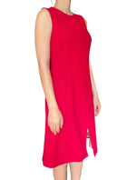 Dolce & Gabbana Red Wool Shift Dress - 44 / US 8