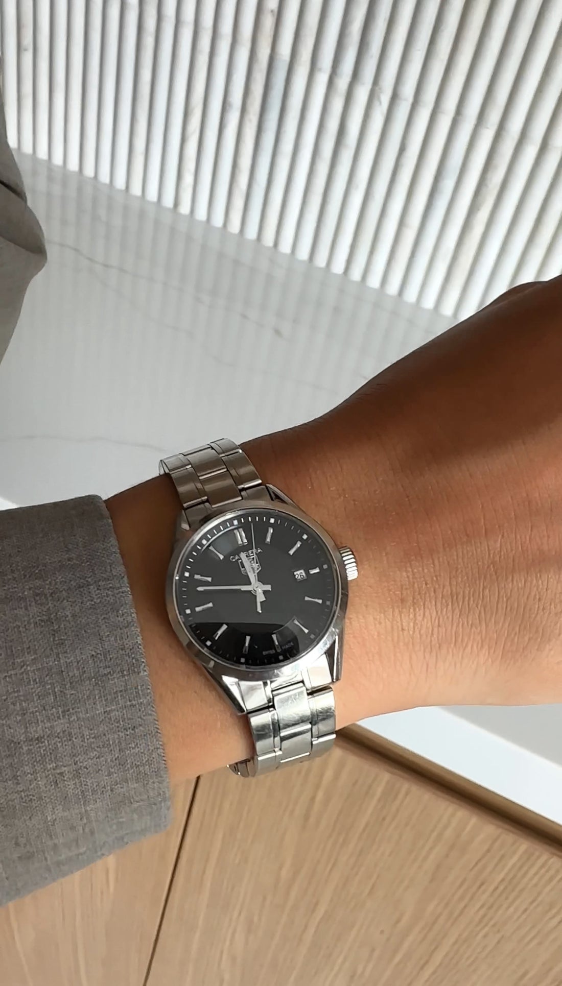 Tag Heuer Stainless Steel Carrera 27mm WV1414 Lady's Wrist Watch