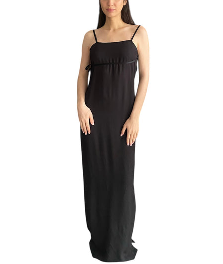 Saint Laurent Black Empire Slip Gown - 40 / 6