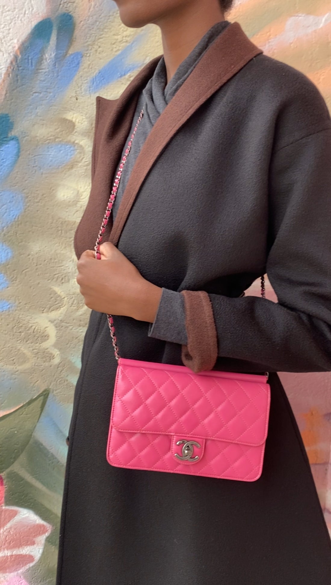 Chanel Crossing Times Cherry Pink Small Flap Bag