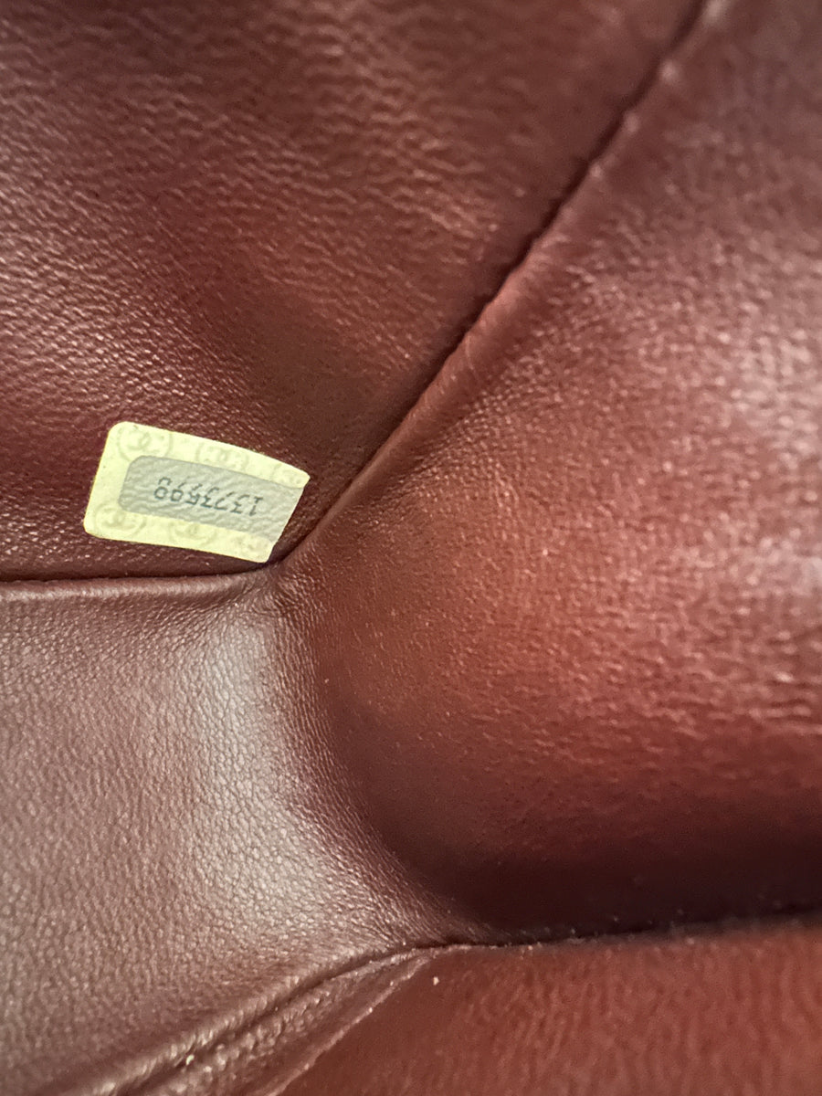 Chanel Vintage 1989 Mini Black Lambskin Quilted Full Flap Bag