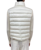 Moncler Ivory Tricot Padded Cardigan - M / US 6-8