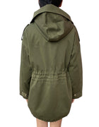 Ermanno Scervino Army Green Hooded Parka - 42 / US 8