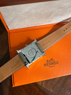 Hermes H Heure Small Model 25mm Palladium Plated Watch