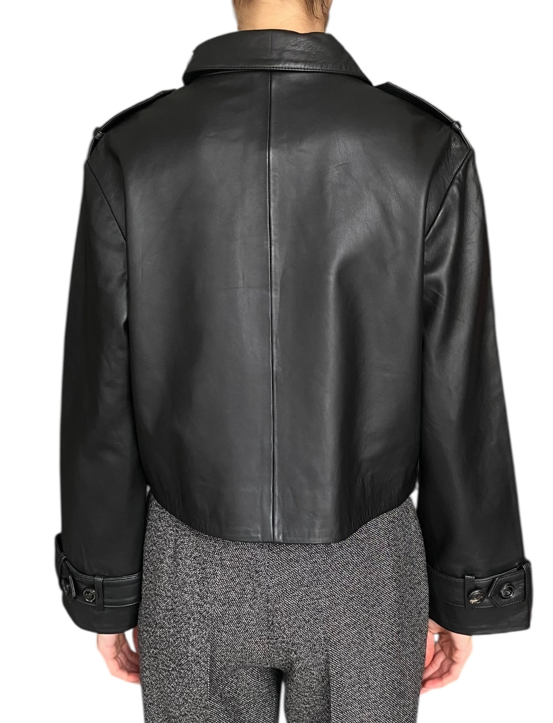 Cami NYC Black Double Breasted Cropped Jacket - M / US 6