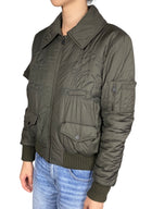 Chanel 2014 Army Green Lion Bomber Jacket - FR 38 / US 6