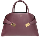 Ferragamo Dark Baloro Large Hug Bag