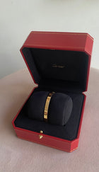 Cartier 18k Pink Rose Gold Classic Love Bangle Bracelet - 16