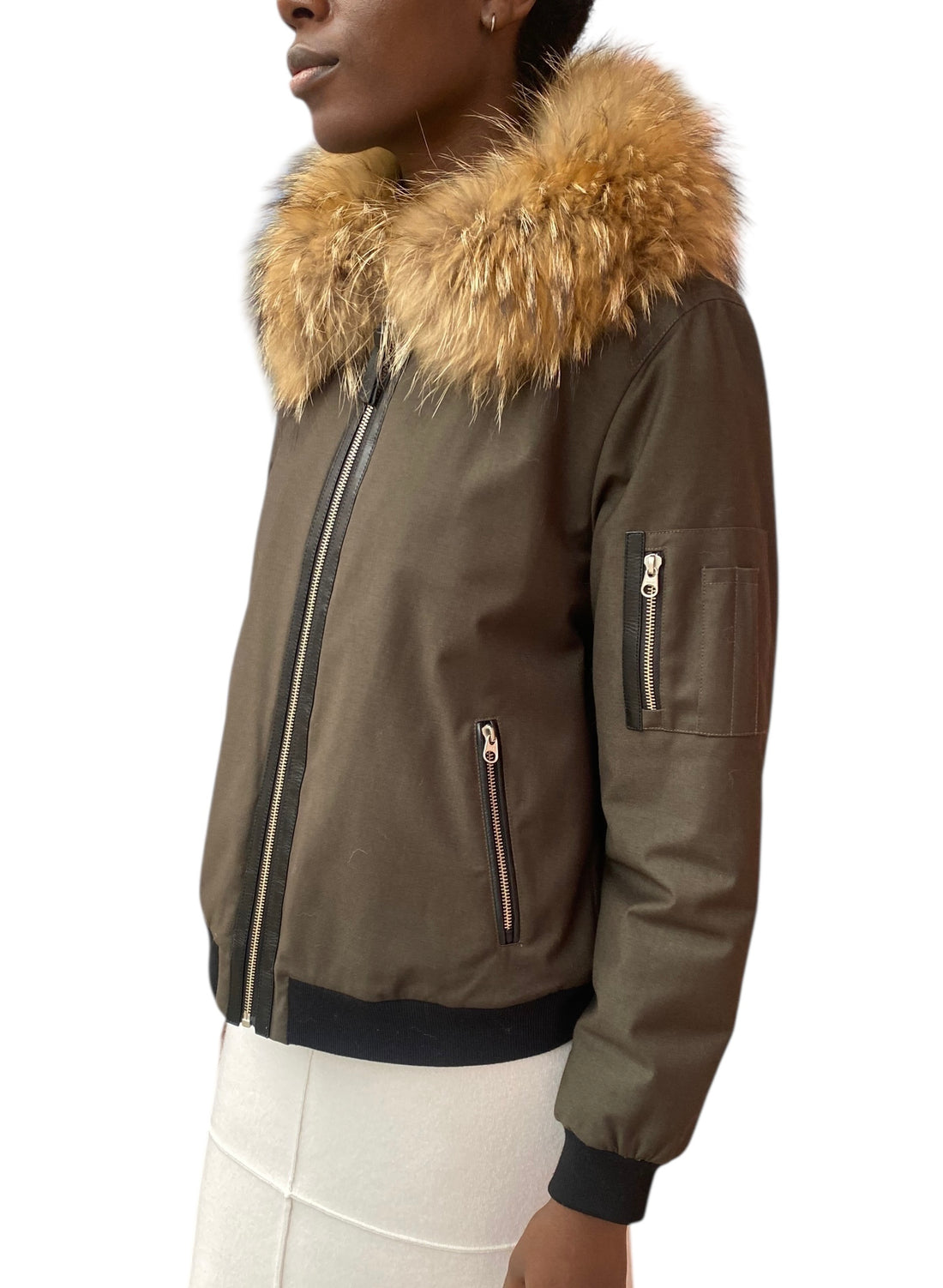 Mackage Green Dixon Men’s Bomber Jacket - S / US 6