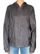 Prada Dark Grey Re-Nylon Rain Parka (Menswear) - S
