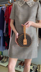 Louis Vuitton Brown Monogram Petite Boite Chapeau Box Bag