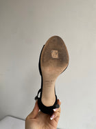 Jimmy Choo Crystal Peep Toe - 40.5