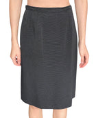 Celine Vintage Black Jewel Button Skirt Suit - 40 / US 4