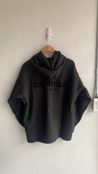 FOG Essentials Black Logo Back Hoodie