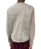 Giorgio Armani Beige & Burgundy Wool Zip Jacket - 42 / US 6