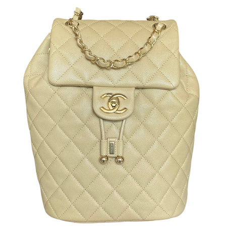 Chanel Beige Small Urban Spirit Backpack
