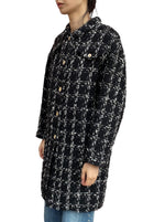 Giambattista Valli Black Tweed Coat  - 40 / US 6