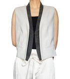 Brunello Cucinelli Ivory Monilli Vest - IT 44 / US 8