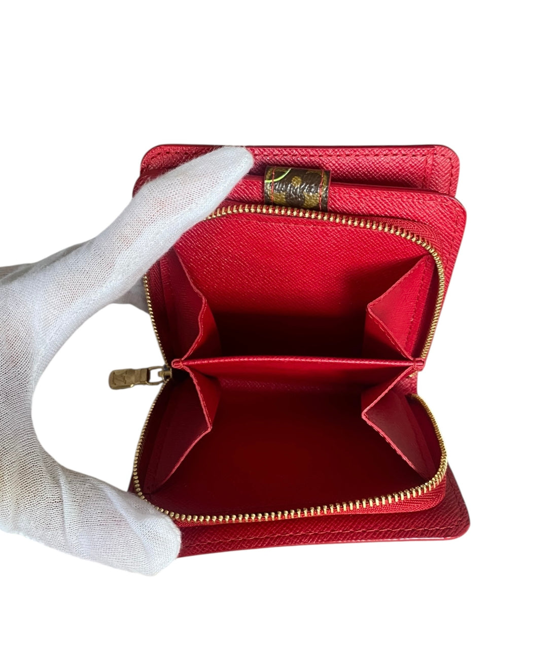 Louis Vuitton x Takashi Murakami 2005 Monogram Cherry Compact Zippy Wallet