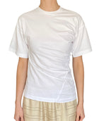 Toteme White Twisted Tee Shirt - S / US 4-6