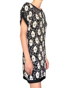 Chanel Black 2014 Cruise Knit Camellia Mini Dress - FR38 / US 4-6