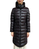 Moncler Black Moka Long Puffer Jacket - 3 / L / US 10